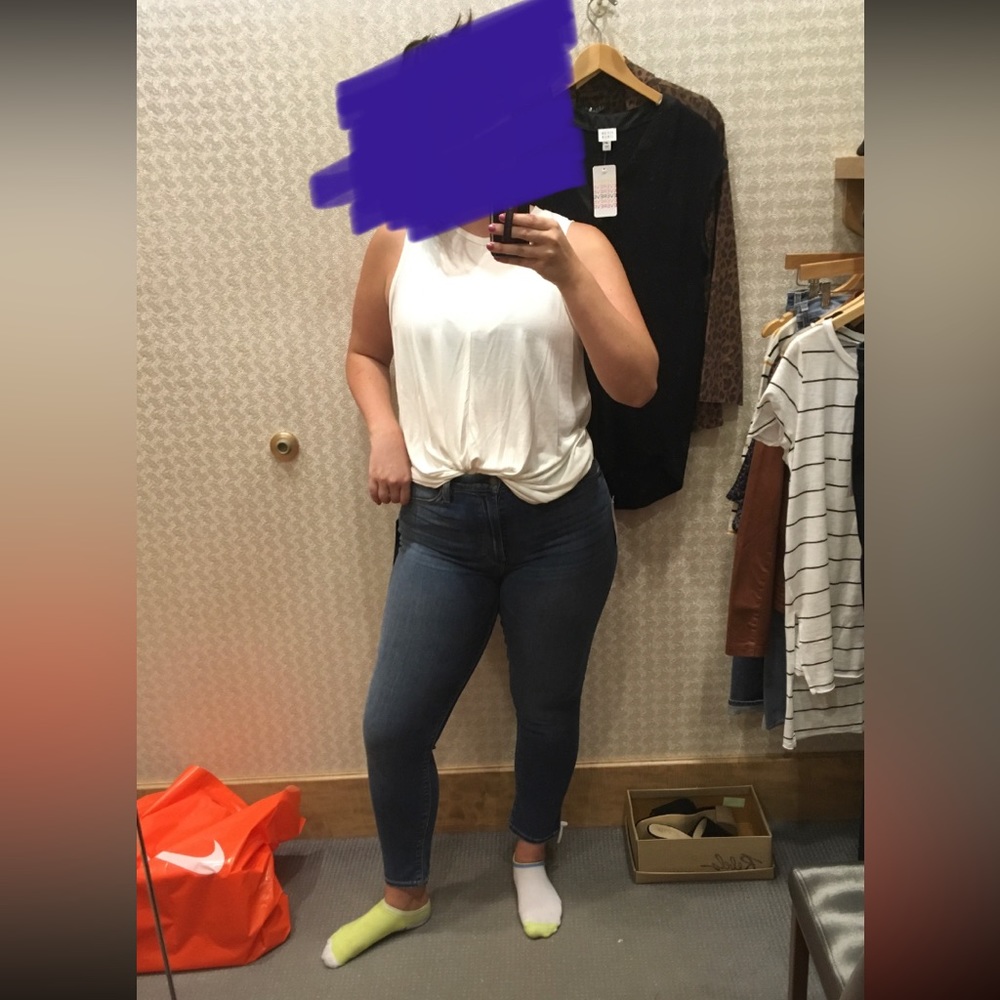 Hudson high rise skinny jeans, sz 31